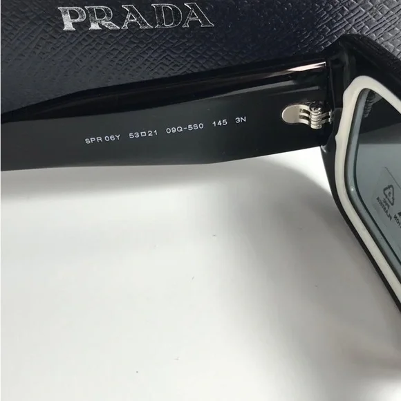 New - 💯Authentic - New - Prada Eyewear PR 06YS rectangle frame sunglasses - Picture 16 of 16